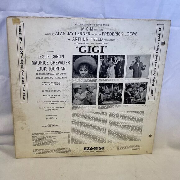 "Gigi" Original Cast Sound Track Album (Vinyl, 1958) MGM E3641 ST VG LP Record - Picture 3 of 12